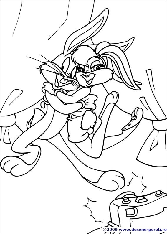 bugs bunny desene colorat